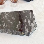 Orca Black Marble Irregular Charcuterie Board with 3 Live Edges // V1