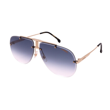Men's // 1052/S RHL- Aviator Sunglasses // Gold + Blue Gradient