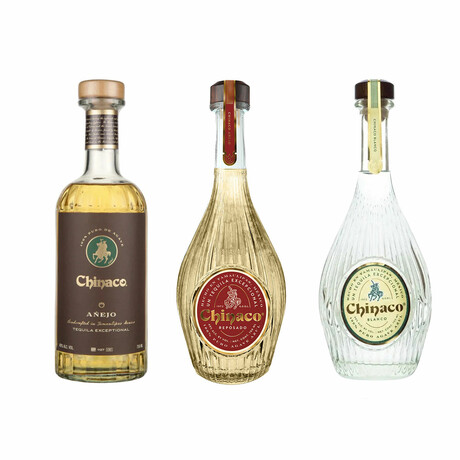 Tequila Chinaco // Blanco + Reposado + Anejo // Set of 3