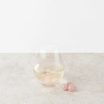 Rose Quartz Wine Gems // Set of 6