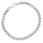 Bracelet // Sterling Silver Box Link Chain