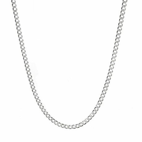 Chain // Sterling Silver 24" Cuban