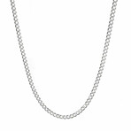 Chain // Sterling Silver 24" Cuban