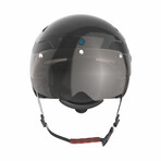 Carbon Fiber Smart Helmet w/ Safety Signal Lights / Built-in Camera / Bluetooth Speaker