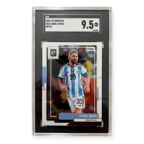 Lionel Messi // 2022-23 Donruss Optic // SGC 9.5 Mint+