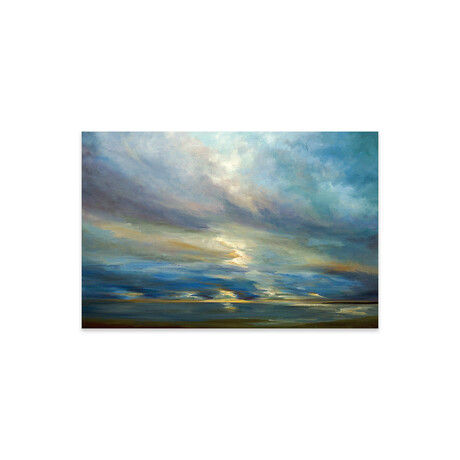 Clouds On The Bay I by Sheila Finch (24"H x 16"W x 0.25"D)