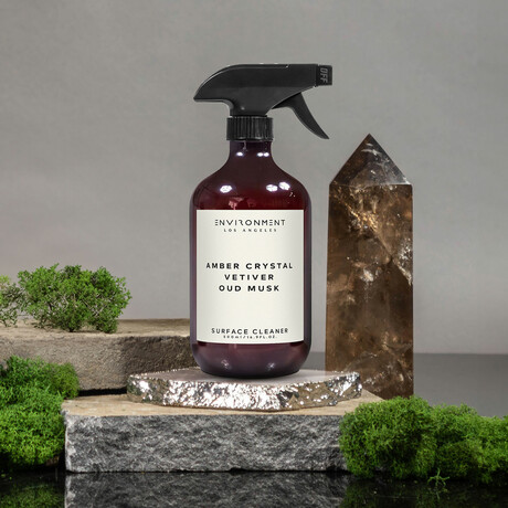 ENVIRONMENT Surface Cleaner Inspired by Baccarat Rouge 540® - Amber Crystal | Vetiver | Oud Musk