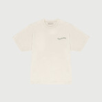 Wordmark Crewneck T-Shirt // Bone (M)