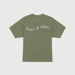 Wordmark Crewneck T-Shirt // Olive (M)