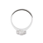 Van Cleef & Arpels // 18k White Gold Sweet Alhambra Diamond Ring // Ring Size: 6.5 // Store Display