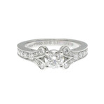 Cartier // Platinum Ballerina Solitaire Diamond Ring // Ring Size: 5.25 // Store Display