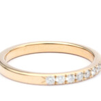 Tiffany & Co. // 18k Rose Gold Novo Half Eternity Diamond Ring // Ring Size: 4.5 // Store Display