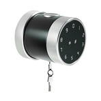 5-in-1 Fingerprint Door Lock (FingerPrint, App, Passcode, RFID Card, Emergency Key) // Silver