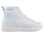 52'S Quilted Napa High Top // White (US: 10.5)