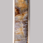 Genuine Mammoth Molar Ingot Pendant with 18" Sterling Necklace v.1