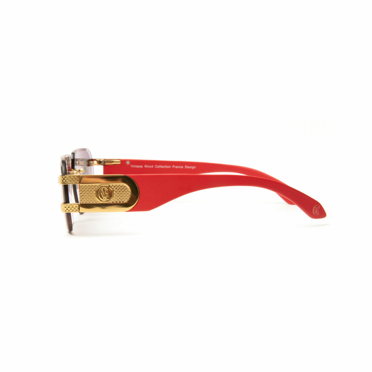 Men's Legend Sunglasses // 24KT Gold + Red Wood - Vintage Wood Luxe ...