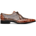 Anzio // Alligator + Calfskin Leather Oxfords Shoes // Orix (US: 9)