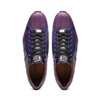 Verona // Python + Calfskin Sneakers // Purple (US: 11)