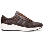 Verona // Python + Calfskin Sneakers // Brown (US: 9)