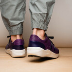 Verona // Python + Calfskin Sneakers // Purple (US: 11)