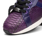 Verona // Python + Calfskin Sneakers // Purple (US: 11)