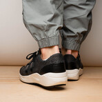 Verona // Python + Calfskin Sneakers // Black (US: 12)