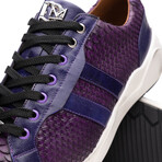 Verona // Python + Calfskin Sneakers // Purple (US: 11)