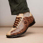 Saulo // Alligator + Ostrich Leather Sneakers // Orix (US: 9)