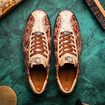 Saulo // Alligator + Ostrich Leather Sneakers // Orix (US: 9)