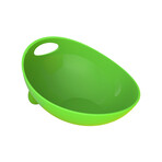 Modero Dishwasher Safe Modern Tilted Dog Bowl // Green // Set of 2