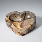 Genuine Polished Septarian Heart Shaped Bowl v.2