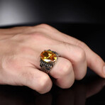 Oval Citrine Ring Sterling Silver (5)
