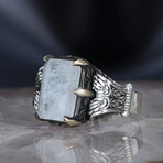 White Tourmaline Ring Sterling Silver (5)