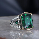Chain Design Lab Emerald Ring (8.5)