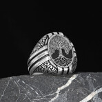 Tree of Life Ring Sterling Silver (9)
