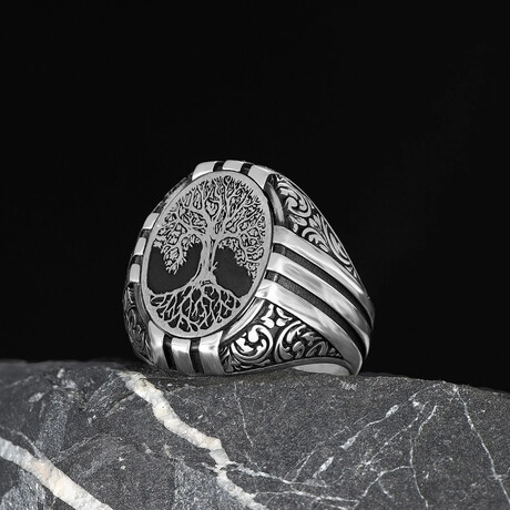 Tree of Life Ring Sterling Silver (5)