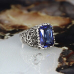 Parliament Stone Ring Sterling Silver (8)