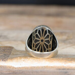 Gentleman Black Stone Ring Sterling Silver (5)