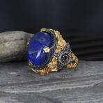 Big Lapis Lazuli Ring Sterling Silver (9)