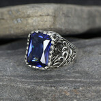 Parliament Stone Ring Sterling Silver (8)
