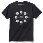 Moon Phases T-Shirt // Black (L)