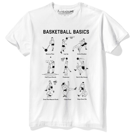 Basketball Basics T-Shirt // White (XS)
