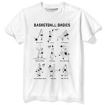 Basketball Basics T-Shirt // White (S)