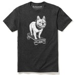 Frenchie Skateboarding T-Shirt // Charcoal Heather (L)