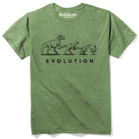 Evolution of the Dinosaur T-Shirt // Kelly Heather (XS)