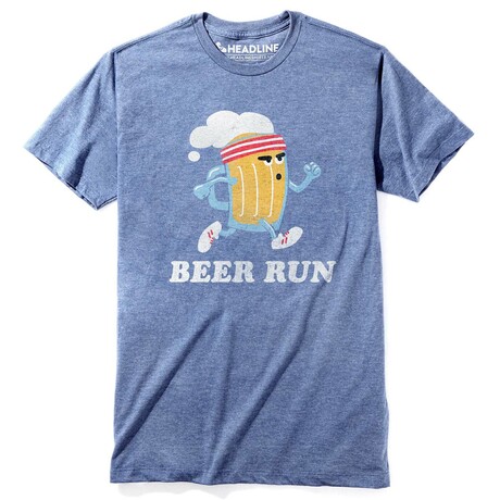 Beer Run T-Shirt // Royal Heather (XS)