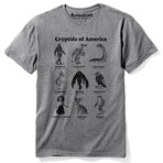 Cryptids of America T-Shirt // Triblend Gray (2XL)
