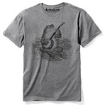 Country Frog T-Shirt // Triblend Gray (M)