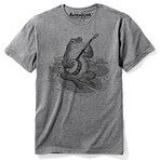 Country Frog T-Shirt // Triblend Gray (L)