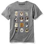 Common Dog Breeds T-Shirt // Triblend Gray (2XL)